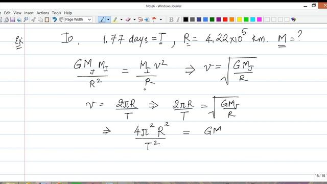 Circular Motion - 13 - Gravitation (Determine mass of Jupiter) смотреть онлайн