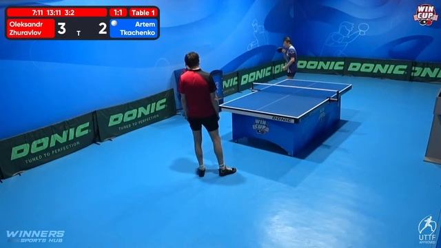 06:30 Oleksandr Zhuravlov 2-3 Artem Tkachenko West 7 WIN CUP 31.01.2023 | TABLE TENNIS WINCUP смотреть онлайн