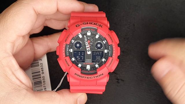 CASIO G-SHOCK GA-100B-4A смотреть онлайн