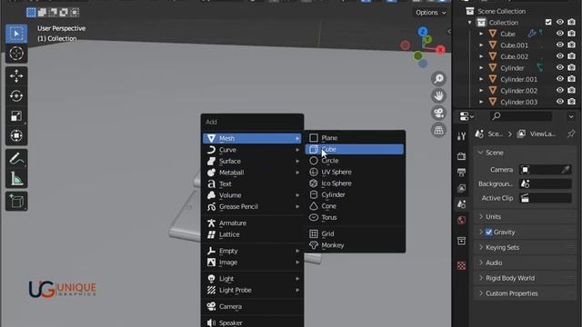 Blender 3D Smartphone model Tutorial Part#3 | Blender 3.0 | Unique Graphic смотреть онлайн