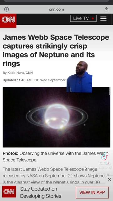 Images of Neptune from JWST. #globalpeaceleadershipacademy смотреть онлайн