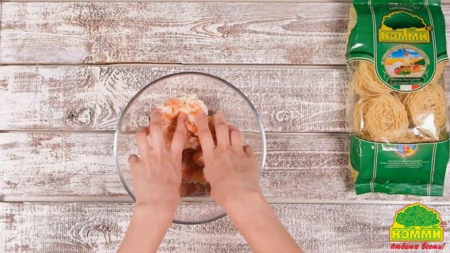 Капеллини c креветками от "КЭММИ" смотреть онлайн