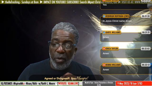 IU/KOSMOS -iNspireAM23 --Ministration/Dispensation  Agreed 0r DisAgreed? Stay HUNGRY!  W/Keith L.…