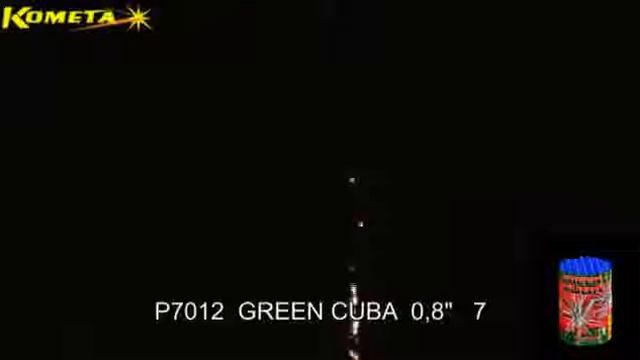 WYRZUTNIA P7012   GREEN CUBA 0,8, 7s   KOMETA 2010