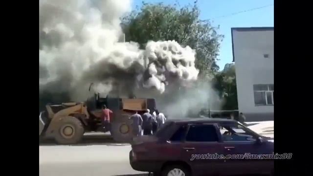 Разнос дизельного двигателя. Дымок. смотреть онлайн