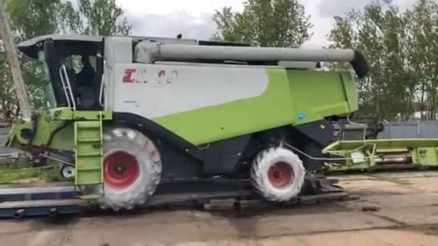 Зерноуборочный комбайн Lexion CLAAS 580, 2005г.в. смотреть онлайн