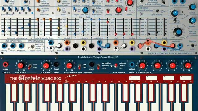 Buchla Easel Patch // Tabla/Mridangam style sound with randomness смотреть онлайн