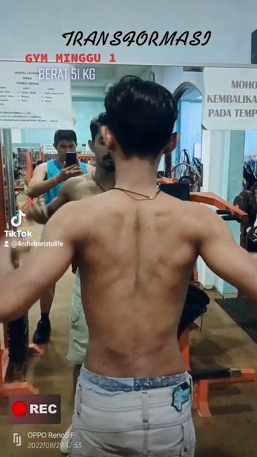 TRANSFORMASI DEANGAN GYM di minggu ke 1 TB 166 BERAT SBLM GYM 49KG. #gym #gymmotivation #gymlife смотреть онлайн