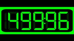1000 Seconds (16:40 Minutes) Countdown (Digital Stopwatch Version , Remix BBC Countdown , 50FPS)
