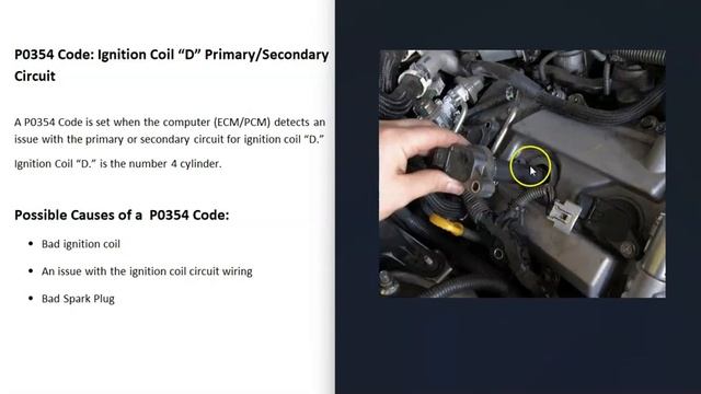 Causes and Fixes P0354 Code: Ignition Coil “D” Primary/Secondary Circuit смотреть онлайн