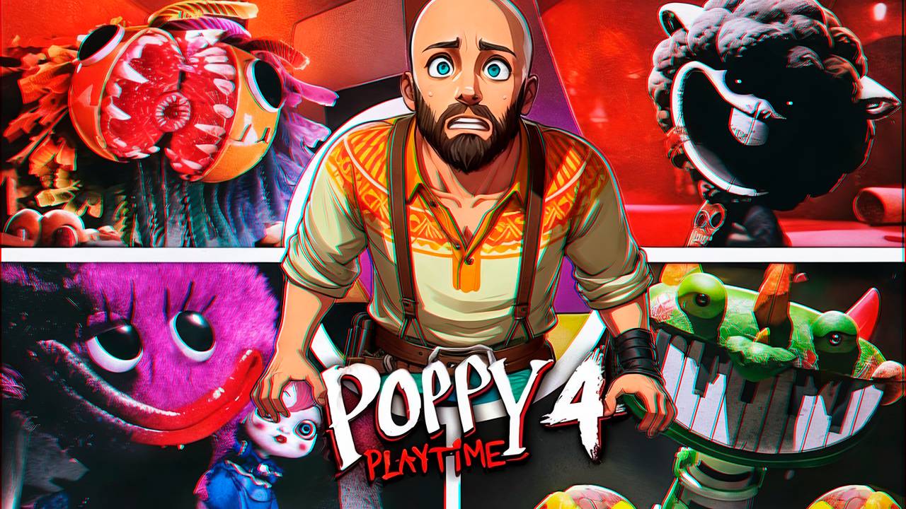 Poppy Playtime Chapter 4 Safe Haven (Убежище) Обзор, Геймплей, Полное прохождение смотреть онлайн