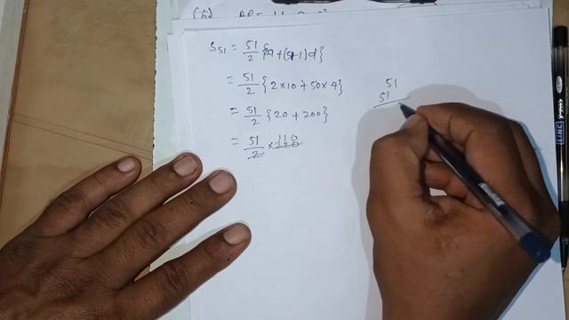 class 10th Chapter 5.3( part 2)maths NCERT solution in Hindi Medium (समांतर श्रेढी) смотреть онлайн