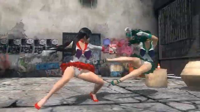 DEAD OR ALIVE 5 LAST ROUND - SAILOR MARS VS SAILOR NEPTUNE