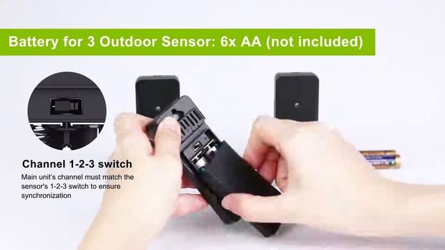BALDR Digital Wireless Weather Station with 3 Remote sensors Gauge Humidity Temperature Monitoring смотреть онлайн