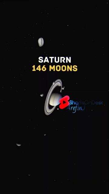 Moons In Our Solar System! #shorts