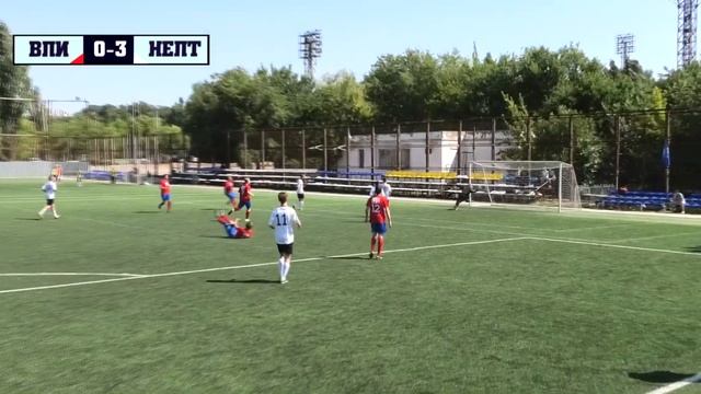 Чемпионат Волжского по футболу 8х8. Вторая лига. 11-й тур. ВПИ - Нептун 2-3 ОБЗОР