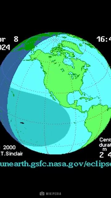 You CANNOT Miss The Total Solar Eclipse Of April 2024 #shorts #totalsolareclipse #orbit