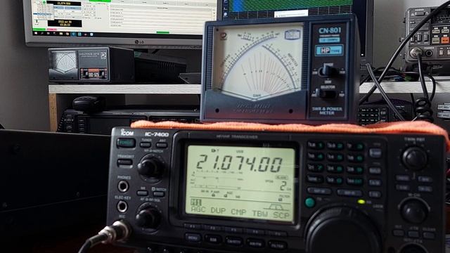 testiranje icom 7400 za 9A6ZZ