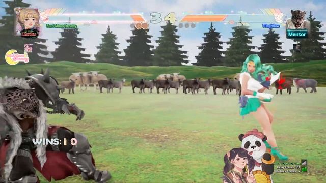 Tekken 7 - Ling Xiaoyu as Sailor Neptune (Online Battle) смотреть онлайн