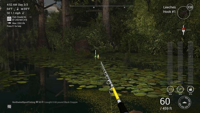 Fishing Planet - Quanchkin Lake - Louisiana - Unique Black Crappie