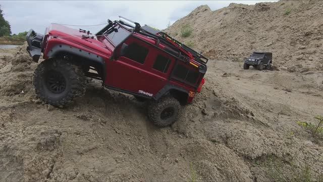 Гелик против Дефендера. Мощный ОФФроад