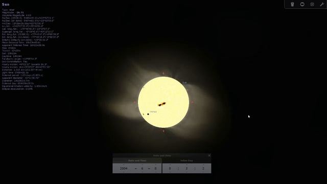 Simulated Transit of Venus, 06 07 2004 смотреть онлайн
