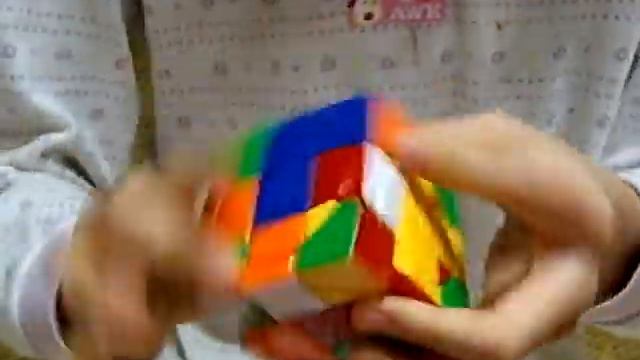 Crazy 3X3X3 Plus - Jupiter 木星 (0:Y, 1: WBGRO) 2:40.15