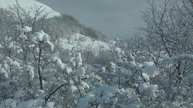 Крым , Бакла , Первый снег. смотреть онлайн
