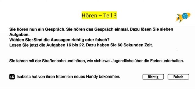 #14 Goethe Zertifikat B1 ｜｜ Model Test 14 ｜｜ Hören B1 ｜｜ Hören Mit Lösungen (1)