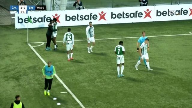 UEFA Champions League. M. Oyewusi Goal (Zalgiris 1:0 Ballkani)