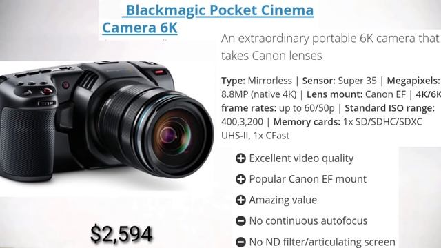 The Best Professional 4K Video Cameras For Youtubers,Filmaking,Photography,Vlogging.watch this! смотреть онлайн