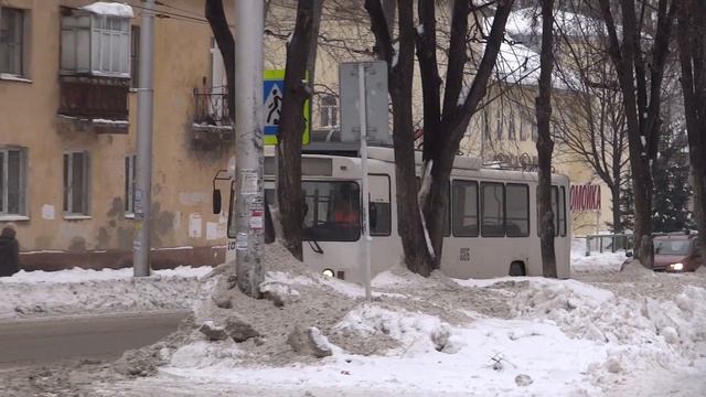 электротранспорт УФА 24 01 2023 ЧЕРНИКОВКА. конечная колхозный рынок-разворот обратно.троллейбус №2 смотреть онлайн