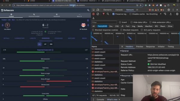 How to Scrape SofaScore for Free Football Data (Updated Method)