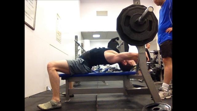 Bench Press Results -- Review of Wendler 5/3/1 Boring But Big 3-Month Challenge (7 MAR 2013) смотреть онлайн