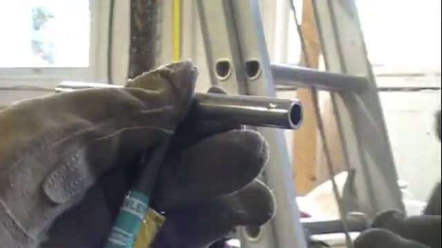 Welding a fire stoker poker stick смотреть онлайн