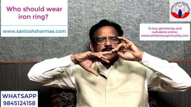 Iron ring I Iron ring wear in which finger I Iron ring benefits astrology (HINDI) смотреть онлайн