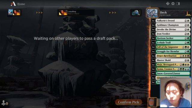 [MTGA][Draft] Kaldheim opened Koma, Cosmos Serpent (Drafting) смотреть онлайн