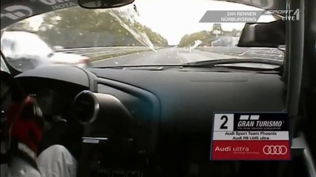 24h Rennen Nürburgring 2012 Heftiger Abflug bei 270 km/h смотреть онлайн