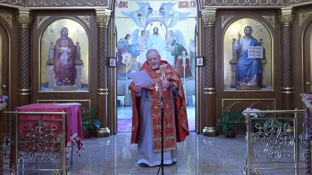 В таинстве Причащения так близок Бог. Проповедь свящ. Георгия Полякова во 2 ю неделю по Пасхе. смотреть онлайн