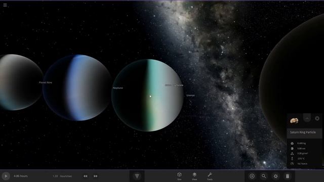 My Universe Sandbox Size Comparison For The Universe. (I Think)