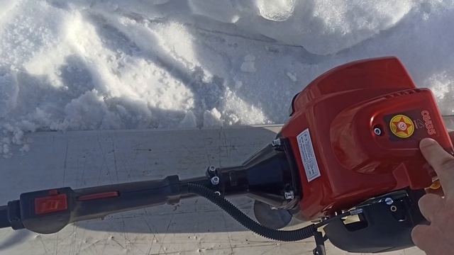 CG435 4-тактная садовая мотокоса Косырь КРАСНАЯ ЗВЕЗДА с ручкой "бублик" смотреть онлайн