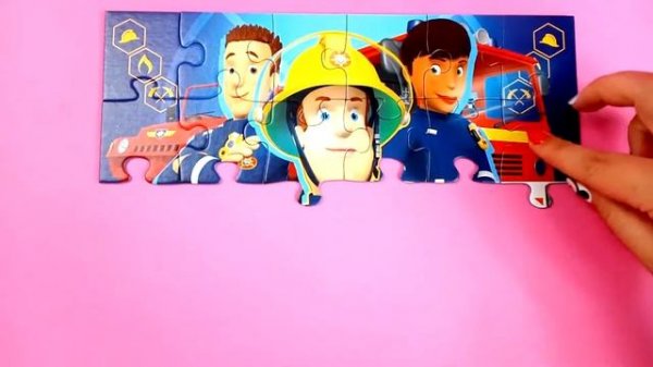 FIREMAN SAM PUZZLE 🔥 Rompecabezas / пожарный Сэм / Firefighter Sam / 퍼즐 Feuerwehrmann Sam