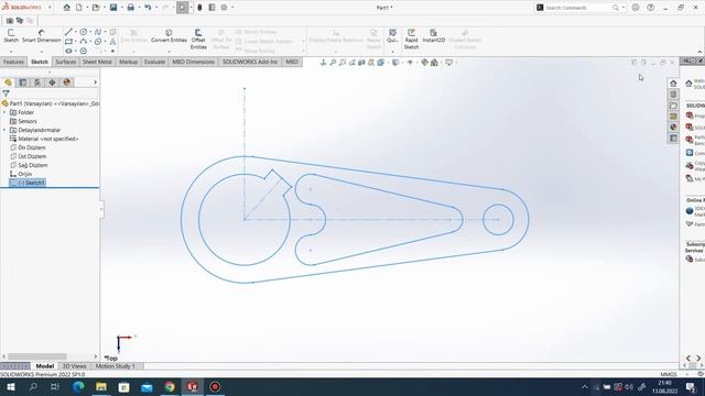 SolidWorks 2022 - Training Exercises Tutorial #17 смотреть онлайн