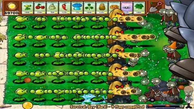 1 Peashooter Vs 1 Dr Zomboss - Plants Vs Zombies Minigames Zombotany 2 Gameplay смотреть онлайн