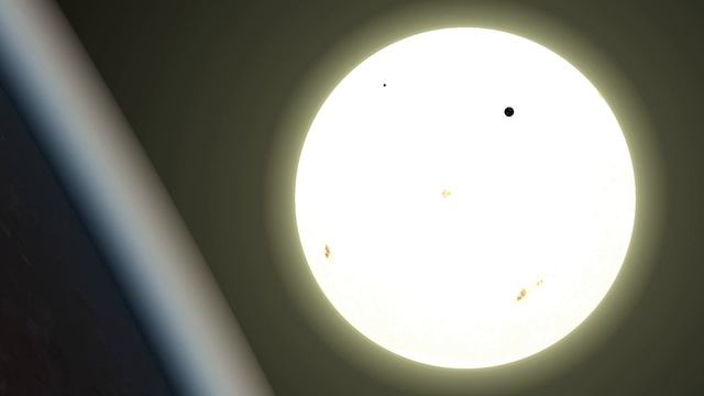Transit of Earth and Moon from Mars - Nov 10, 2084 смотреть онлайн