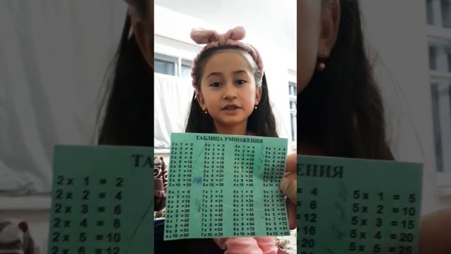 таблица умножения