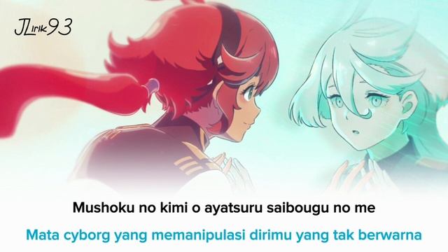 Red : birthmark - AiNA THE END | Gundam the Witch from Mercury S2 ED (Lirik lagu terjemahan) смотреть онлайн