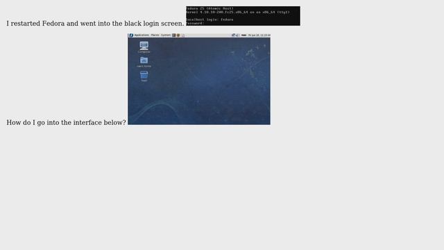 Unix & Linux: How do I go into the Fedora interface window? смотреть онлайн