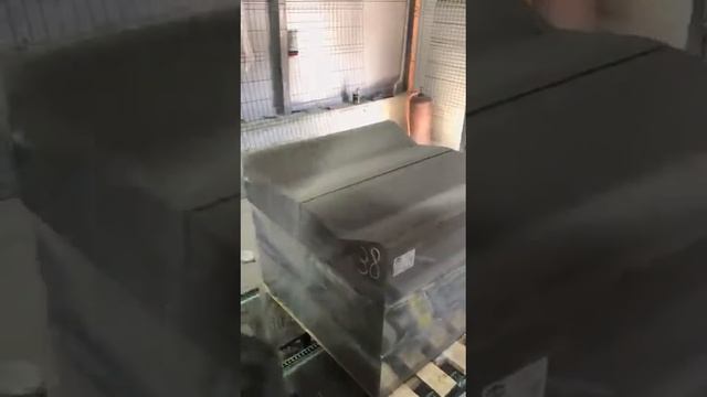 Упаковка бордюрного камня и тротуарной плитки в стретч-плёнку | Автоматический обмотчик ROBOPAC смотреть онлайн