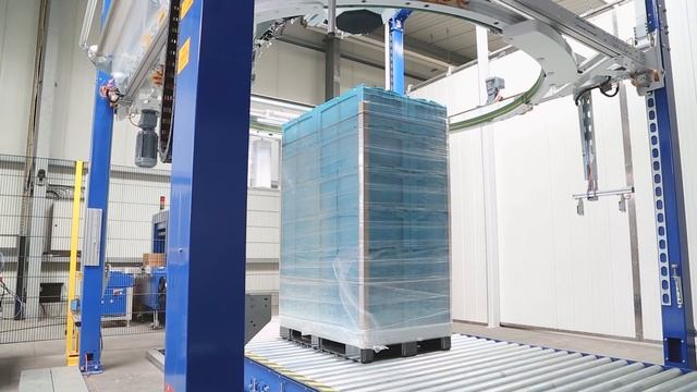 MOSCA - MOVITEC Saturn S6 - Fully Automatic Ring Stretch Wrapping Machine (up to 120 pallets/h) смотреть онлайн